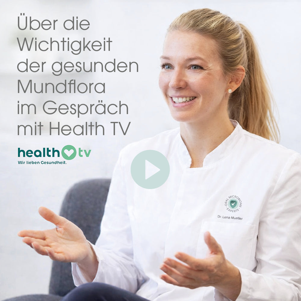 Dr. Lena Mueller im Health-TV-Interview über die Wichtigkeit einer gesunden Mundflora